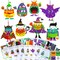 24 Sets Fall Crafts Kits - DIY Halloween Ornaments & Decorations Art Sets